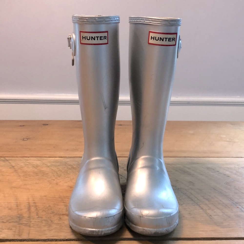 Silver Hunter Boots